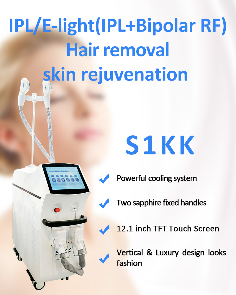 S1KK IPL/Elight Hair removal & skin rejuvenation with two sapphire