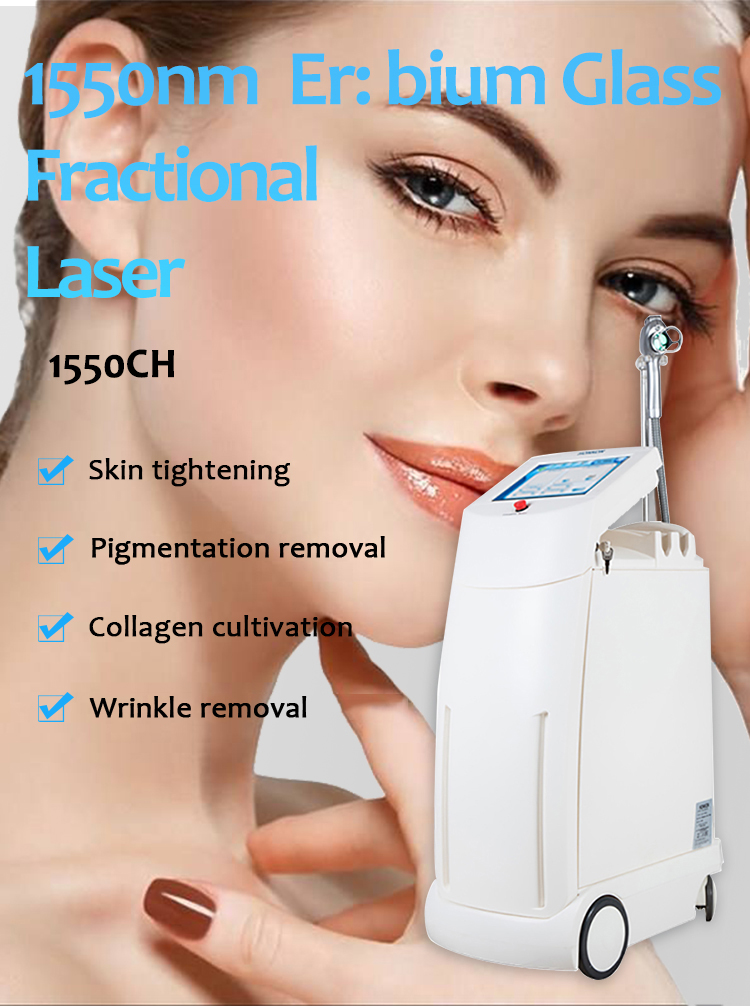 Máquina de rejuvenecimiento de la piel y eliminación de arrugas antienvejecimiento 1550CH