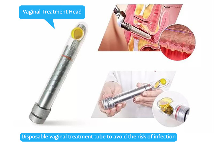 Láser fraccional de CO2 de 10600 nm, máquina de rejuvenecimiento facial y cutáneo, máquina de estiramiento vaginal, SM10600AH+