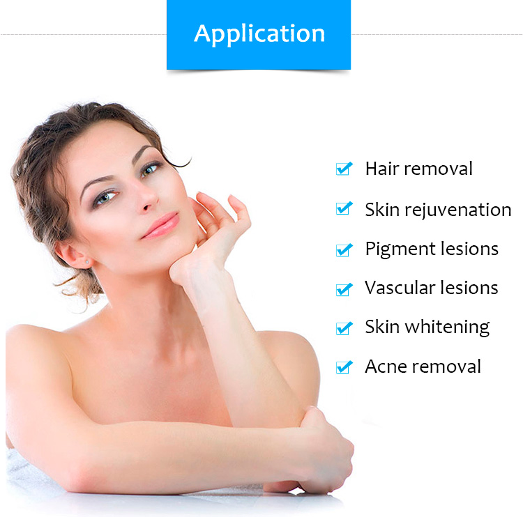 QQ+E Cute02 Portable IPL/E-Light Hair Removal Skin Rejuvenation Pigmentation Vascular Lesion