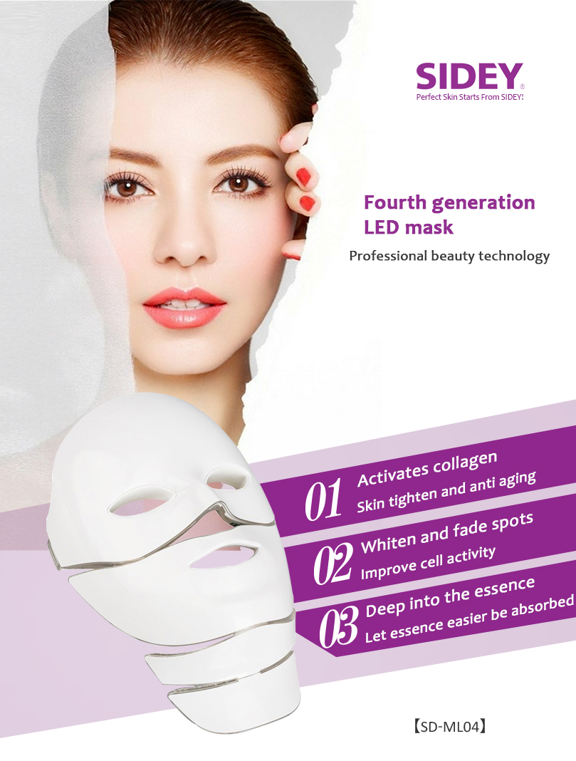ML04 PDT Photon Skin Rejuvenation & Wrinkle Removal LED Face Mask 