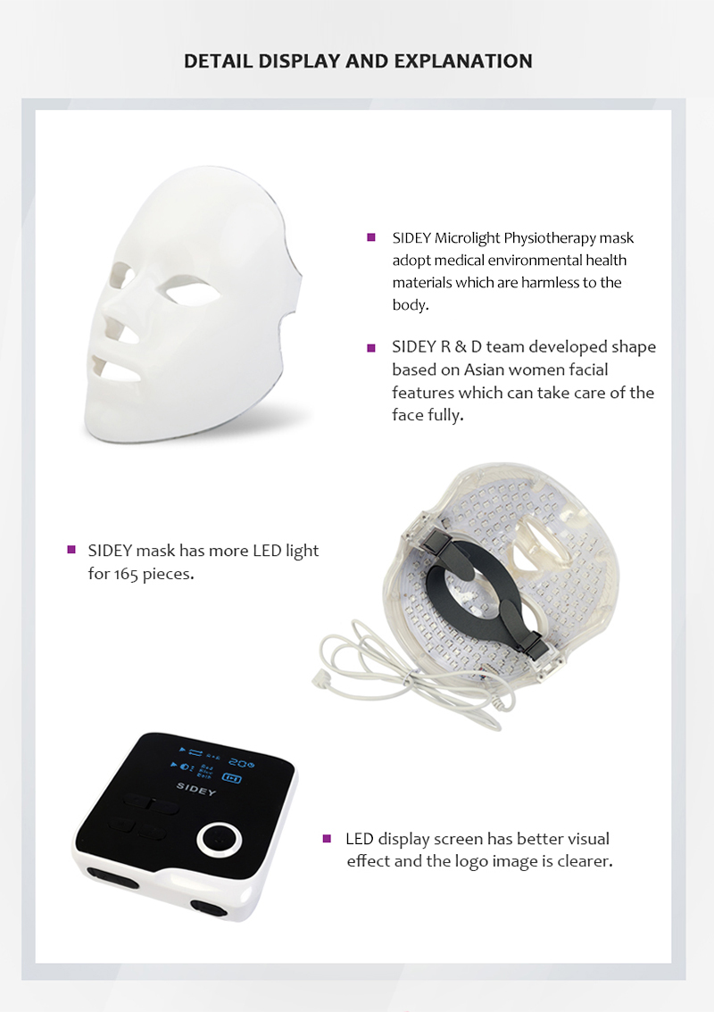 ML02 PDT Photon Skin Rejuvenation & Wrinkle Removal LED Face Mask