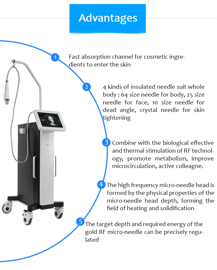 Wz02 Plus батга эмчлэх, сорви арилгах Microneedle гоо сайхны машин