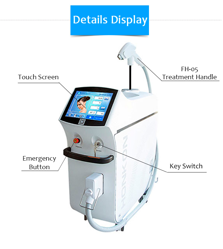 808KK-03 808nm Diode Laser Permanent Hair Removal Equipment