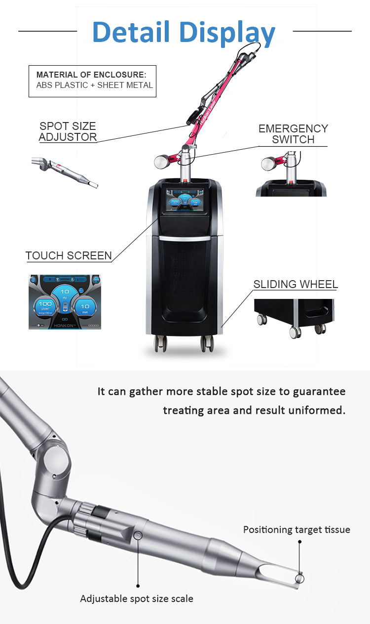 Bigpic V+ Cost-Effective Picolaser/Picosecond Laser Pigment Lesions Tattoo Removal Machine 