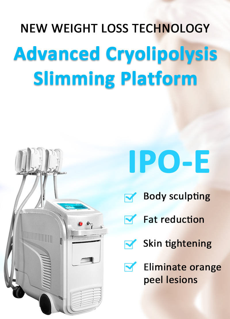 IPO-E kriolipolizės lieknėjimo mašina Kriolipolizės prietaisas Kriolipolizės aparatas