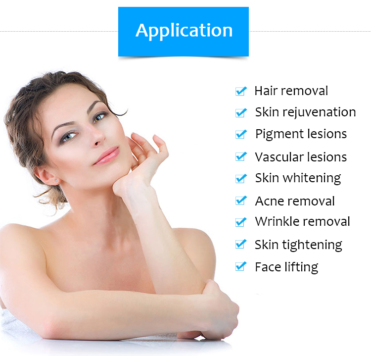 M90e Ipl/E-Light Hair Removal Skin Rejuvenation Bipolar Rf Skin Tightening And Lifting 