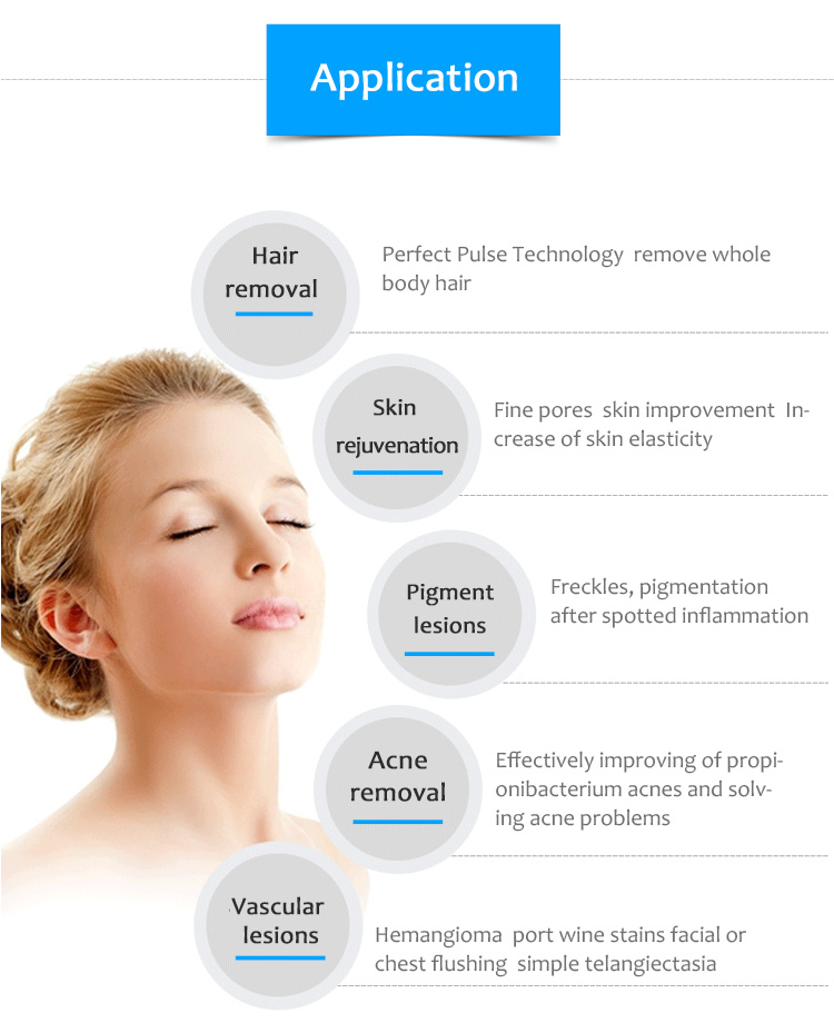 S8C Permanent Hair Removal Skin Rejuvenation Pigmentation & Vascular Lesion IPL/OPT/SHR Beauty Machine
