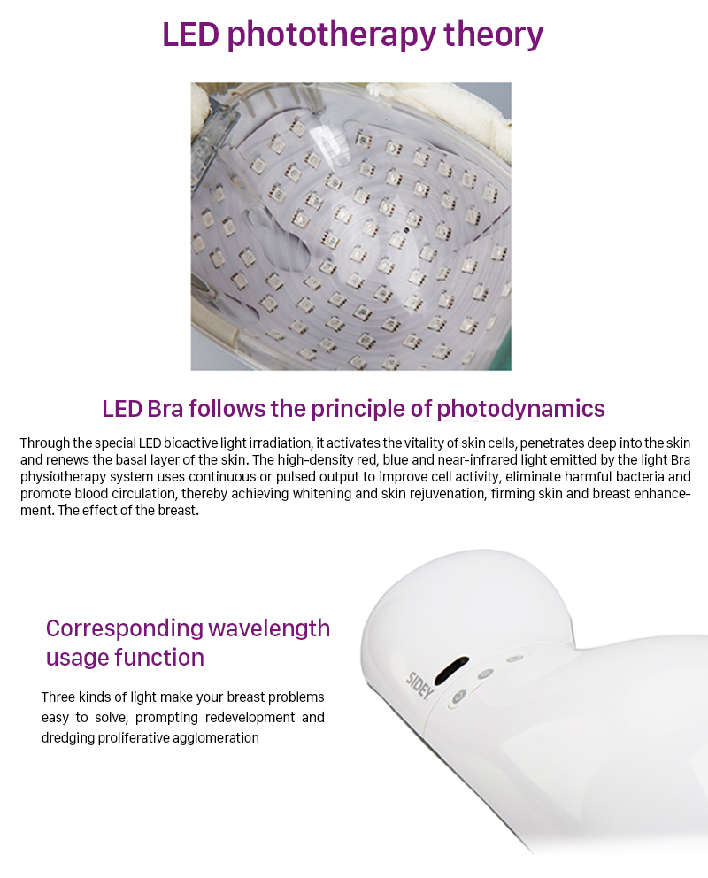 SD-BN02 Terapia LED para el cuidado de los senos