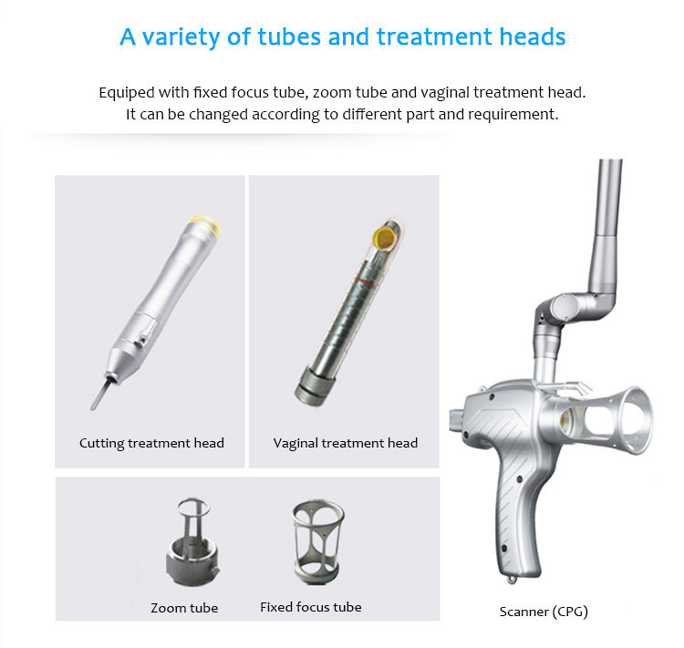 Láser fraccional de CO2 de 10600 nm, Máquina de eliminación de tatuajes con láser, Máquina de eliminación de cicatrices y cicatrices de acné, Máquina de ajuste vaginal, SM10600D-02