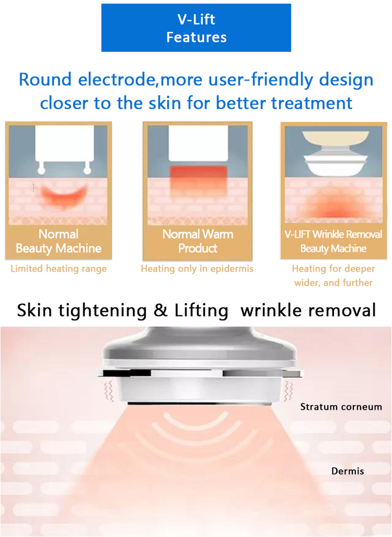 V-LIFT Skin Lifting Skin Tightening Wrinkles Removal Machine