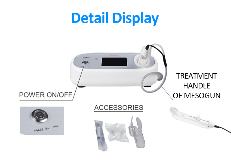 Inyector de Mesogun para rejuvenecimiento de la piel, hidratante Facial antiarrugas, hidra, estiramiento de la piel, eliminación de arrugas, blanqueamiento de la piel, 9 pines