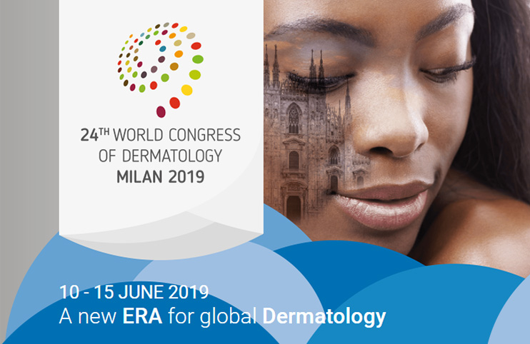 24.º Congreso Mundial de Dermatología 2019 10 – 15 de junio de 2019 Milán, Italia