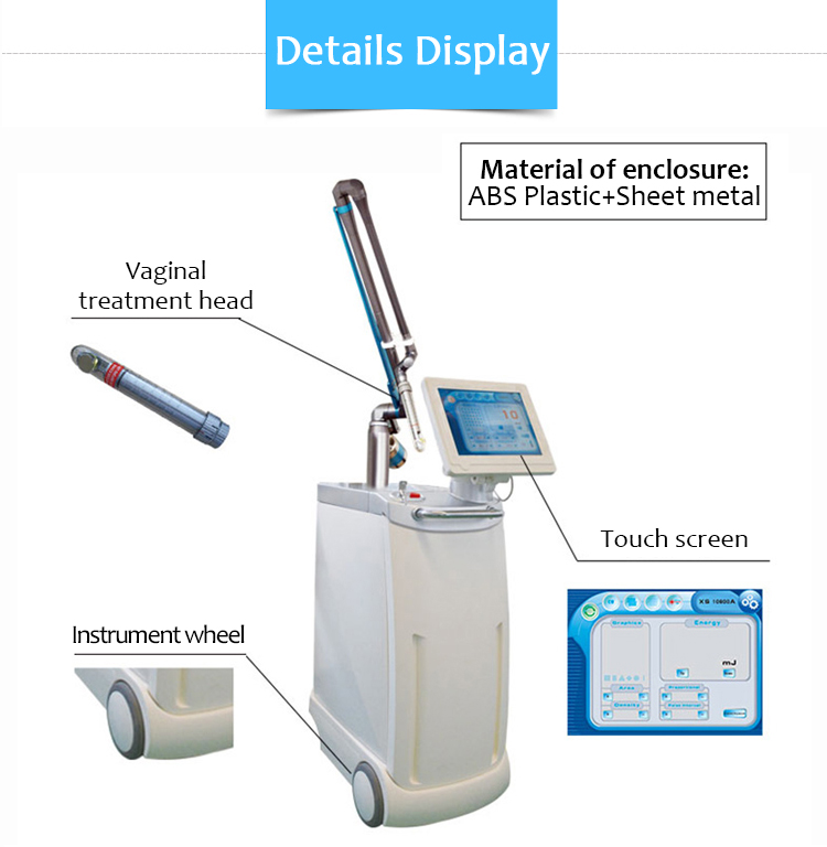 SM10600CHb estiramiento vaginal 10600nm CO2 láser fraccional regeneración de la piel estrías/máquina de eliminación de cicatrices