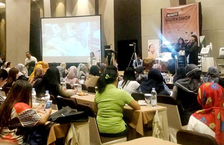 Conferencia de formación HONKON el 23 de abril de 2019. Yakarta, Indonesia