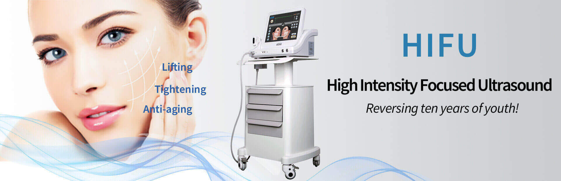 HIFU face lift skin tightening wrinkle removal body slimming beauty salon equipment