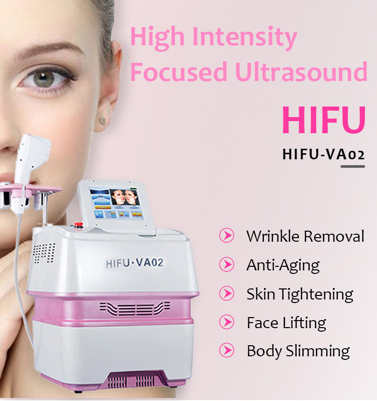 HIFU VA02 Skin Tightening Anti Aging Pretgrumbu HIFU Machine