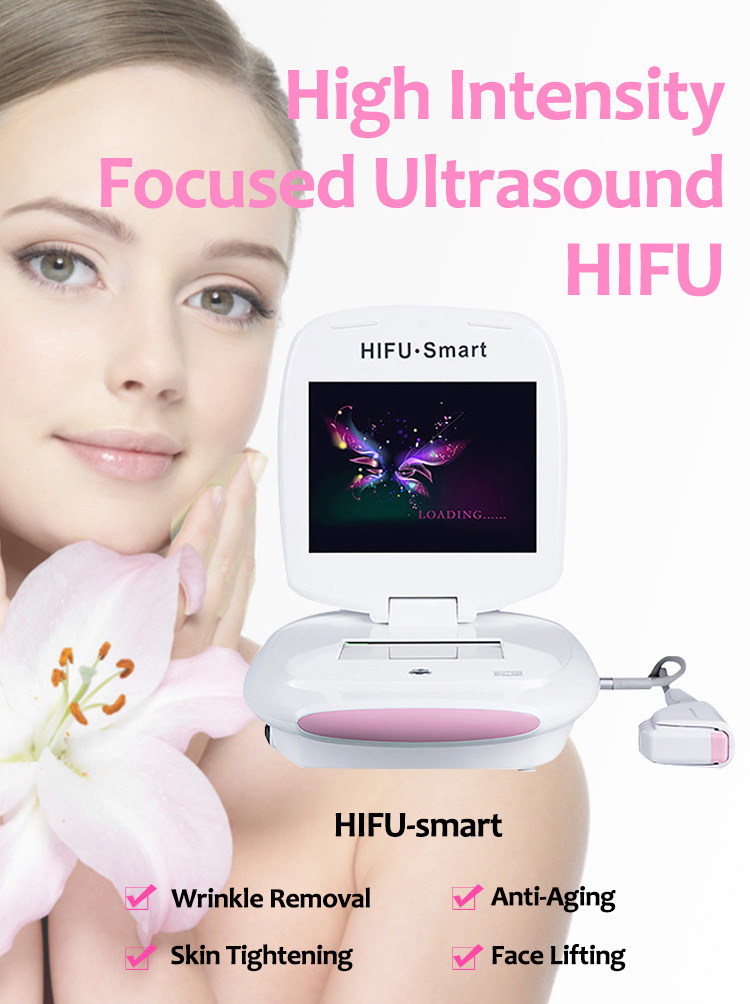 HIFU-Smart Smart HIFU pretgrumbu sejas liftings ādu nostiprinošs skaistumkopšanas salona aprīkojums