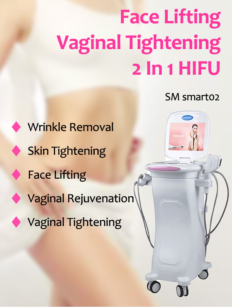 SM Smart02 HIFU Skin Tightening Wrinkle Removal Face Lifting Vaginal Tightening Beauty Salon Equipment