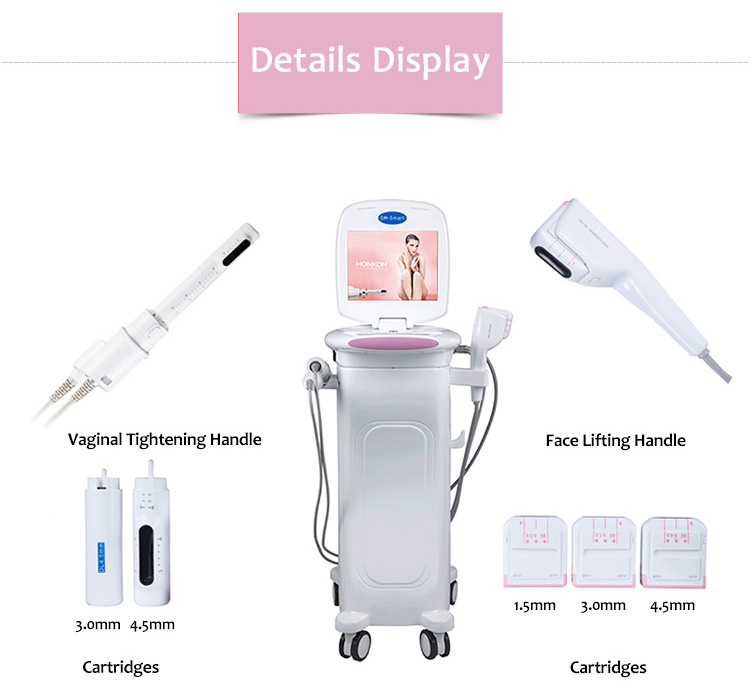 SM Smart02 HIFU Skin Tightening Wrinkle Removal Face Lifting Vaginal Tightening Beauty Salon Equipment